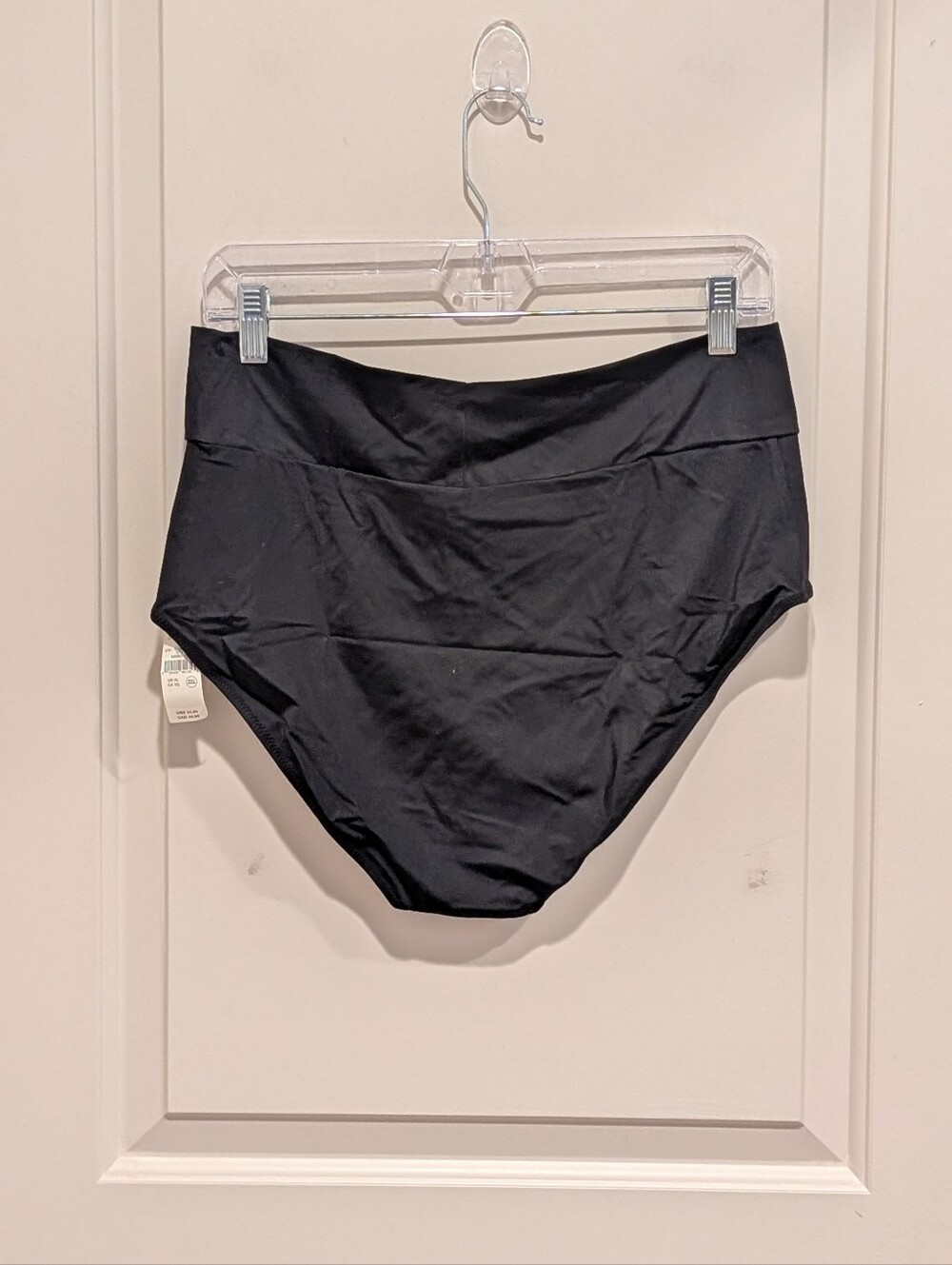 NWT Aerie XL Black High-Rise Crossover Bikini Bottoms - Picture 4 of 4